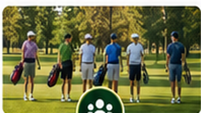 Youth golfers walking together on a golf course